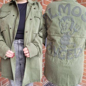 NWT Almost Angels Green Utility Jacket